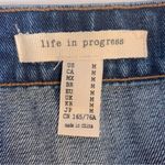 Life in Progress  Blue Denim Button Down Mini Skirt Size M Photo 5