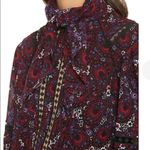Michael Kors  Burgundy Paisley Dress Size 2 - Work or Night Out Photo 2