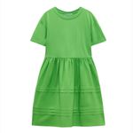 ZARA NWT GREEN PLEATED BABY DOLL STYLE BLOGGERS FAV MINI DRESS SMALL Photo 8