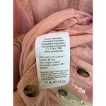 Madewell  Pink Linen Puff Sleeve Tassel Tie Jumpsuit‎ Size XL Photo 4