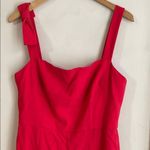 Black Halo  Dana Bow-Detail Jumpsuit Red Photo 4