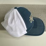 Miesfeld’s Meat Market Navy Blue and White Flat Brim Trucker Hat Adjustable Back Photo 3