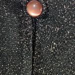 Per Se PS PerSeption Cardigan Womens Size Medium Black Glitter Sweater New Photo 2