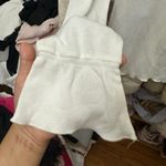 Free People  White Mockneck long Sleeve Tee Size XS‎ Photo 6