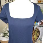 Old Navy  Blue Sheath Maxi Dress Square Neck size M Photo 2