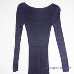 Free People NEW Lady Luck Jumpsuit knit wide leg pleated dark purple, XS Photo 12