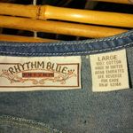 Rhythm Blue L Y2K Jeans Button Down Jumper Dress Size L Photo 1