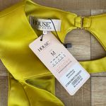 House Of CB  Katya Chartreuse Satin Bustier Corset Satin Dress Size M Photo 3