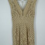 Free People  One Million Lover Ivory Lace Mini Dress Women Size 2 Photo 1