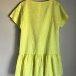 Anthropologie  Corey Lynn Calter Yellow  Mariah Textured Mini Dress Size Medium Photo 8