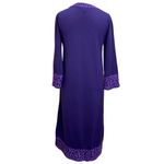 Boden Purple Plum Embroidery Knit Sweater Dress 8L Size 8 Photo 4