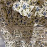 Love Shack Fancy  dress Stassie White Blue green lace 0 women’s maxi midi lsf Photo 3