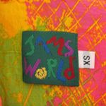 Jams World Vintage 80’s Shirt Abstract Floral Bright Hawaii Wearable Art Size XS Photo 3