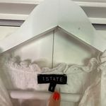 1. State  white cotton eyelet puff sleeve blouse small Photo 4