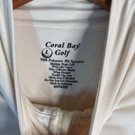 Coral Bay Golf Yellow Sleeveless Mock Neck 1/4 Zip Tank Blouse Size Large Photo 5