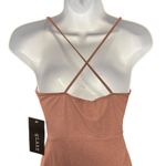 Glare  Rose‎ Pink Sparkle Party Dress Cowl Neck Criss Cross Back Photo 3