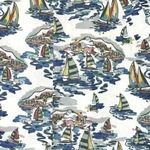 Nine West | Coastal Sailboat Print Linen Blend Pockets Lined Pencil Skirt Size 8 Photo 3