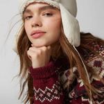 Urban Outfitters Puffer Trapper Hat NWT - White Photo 0