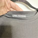 ZARA  Black Puff Sleeve Mini Dress Photo 3