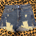 SO  High-Rise Shorts Denim Photo 0