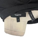 Theory  Draped Mock-Neck Dress Sleeveless Midi Pullover Jersey Black Size‎ XS Photo 7