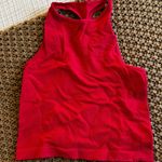 Free People Pink ribbed racerback active tank  Photo 0