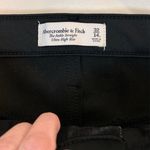 Abercrombie & Fitch Abercrombie Fitch Black Ankle Straight Ultra High Rise Mixed Material Women’s 14 Photo 6