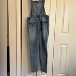 Wallflower Distressed Denim Overalls – Size Medium Blue Photo 7