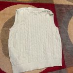 Brandy Melville John Galt / Marlena Light Green Cable Knit Sweater Vest One Size Photo 2