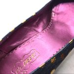 OH DEER! GRAY LEATHER "LADY IN WAITING" GOLD POLKA DOT HEELS (8) Photo 11