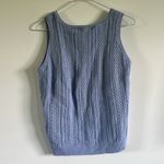 Vintage Wainscott Blue Ribbed Sleeveless Tank Top / Vest Size M Photo 2