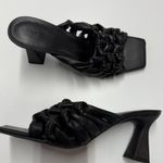 Open Edit  Heels Womens 8 Black Quinn Knotted Strappy Open‎ Square Toe Photo 1
