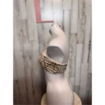 Top secret snake print tube top size large Tan Photo 1