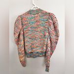 Ulla Johnson NWT  Fiora Wool Puff Sleeve Kid Mohair Rainbow Cardigan Size Small Photo 8