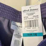 Alfred Dunner NWT Woman Lilac Purple Dress Pants 16 Photo 2