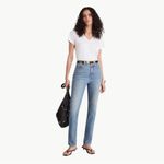 Madewell  The Perfect Vintage High Rise Cotton Mom Jeans | Sz 28 | Light Wash Photo 1