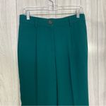 J.Crew  Tailored Easy Pant in 365 Crepe Dark Spruce Green size 6 AQ516 Photo 3