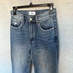 Pistola Women's Straight Jeans Size 25 Blue Raw Hem Medium Wash Photo 3
