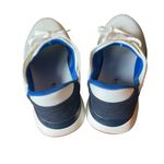 Kizik Unisex White Lima Sneakers Blue Size 9.5 Photo 5