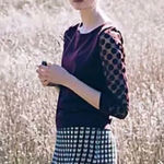 Anthropologie Sparrow Wool Black & White Serissa Soft Knit Sweater Skirt Size XS Photo 0