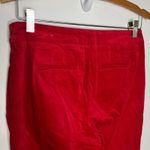 Talbots red velveteen Chatham ankle pants women's size 4P Christmas holiday Photo 7