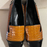 Elie Tahari  Brown and Black Loafers Photo 1