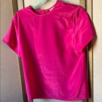 Hana sung Vibrant Pink Short Sleeve Top small Photo 0