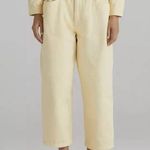 Anthropologie ’s Edwin Maiia Trouser Wide Leg Jeans in Lemonade, Size L NEW $228 Photo 0