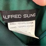 Alfred Sung  Hunter Green Strapless Ball Gown with High Low hem Size 0 Photo 4