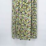 Anthropologie NEW Maisie Satin Abstract Floral Print Wide Leg Jumpsuit V-Neck Dolman Sleeve Photo 5