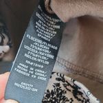 One 5 One  Damask Print Ankle Length Pants Tan Black XL Photo 3