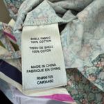 Rebecca Taylor La vie,  Adelie green and salmon floral ruffle shoulder jumpsuit S Photo 7