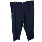 ALLSAINTS  Lyon Asai Cropped Pleated Trouser Pants Navy 10‎ Photo 1