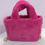 Barbie x Skinnydip Pink Faux Fur Tote, with Removable Chain, NWT Photo 2